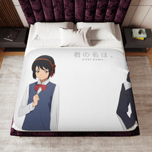Load image into Gallery viewer, Your Name. Sherpa Blanket
