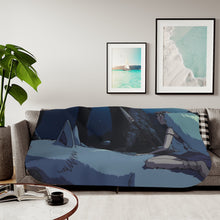 Load image into Gallery viewer, Anime Princess Mononoker Sherpa Blanket

