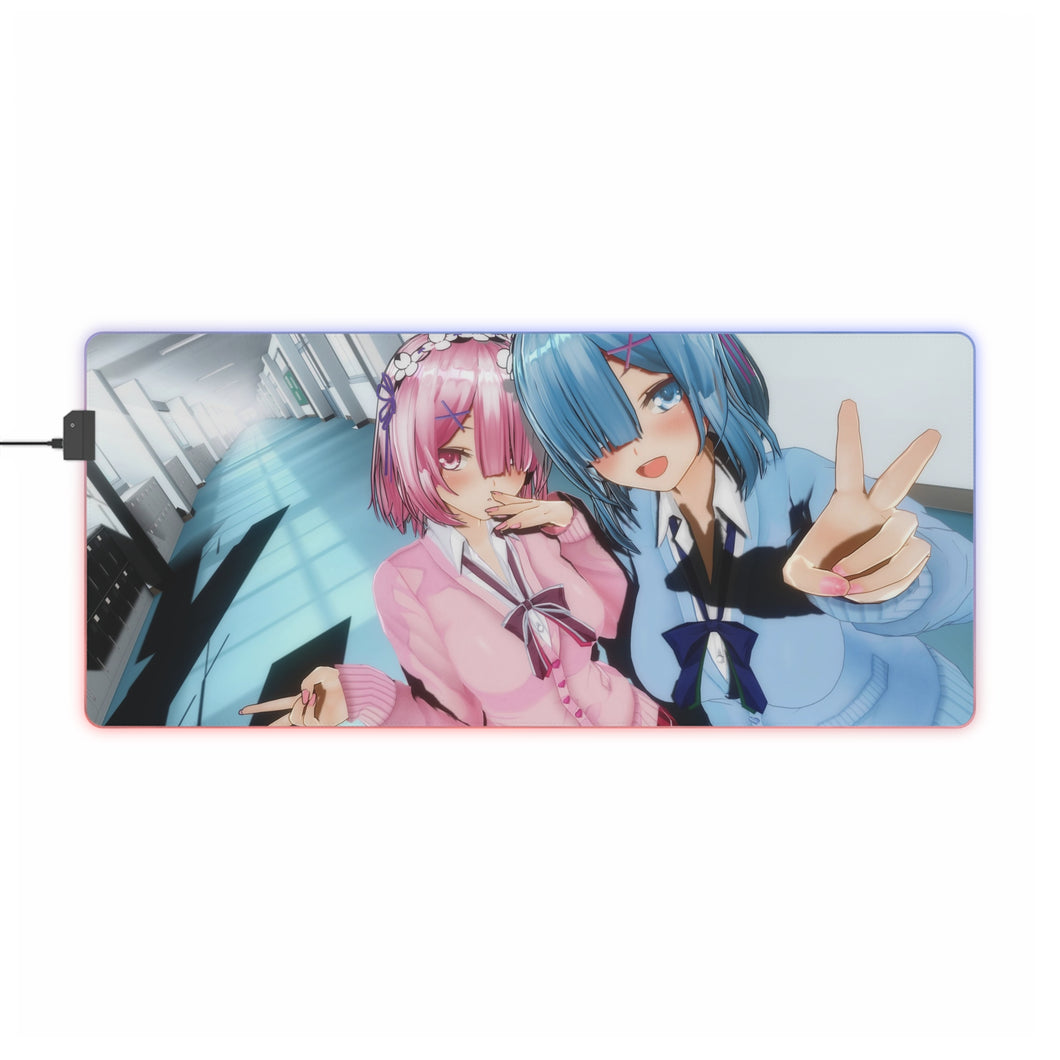 Re:ZERO -Starting Life In Another World- RGB LED Mouse Pad (Desk Mat)