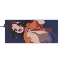 Load image into Gallery viewer, The Melancholy Of Haruhi Suzumiya RGB LED Mouse Pad (Desk Mat)
