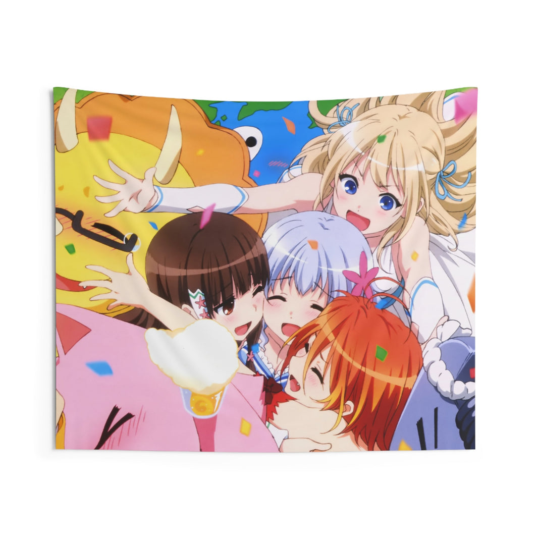 Amagi Brilliant Park Tiramie, Sylphy, Salama Indoor Wall Tapestry