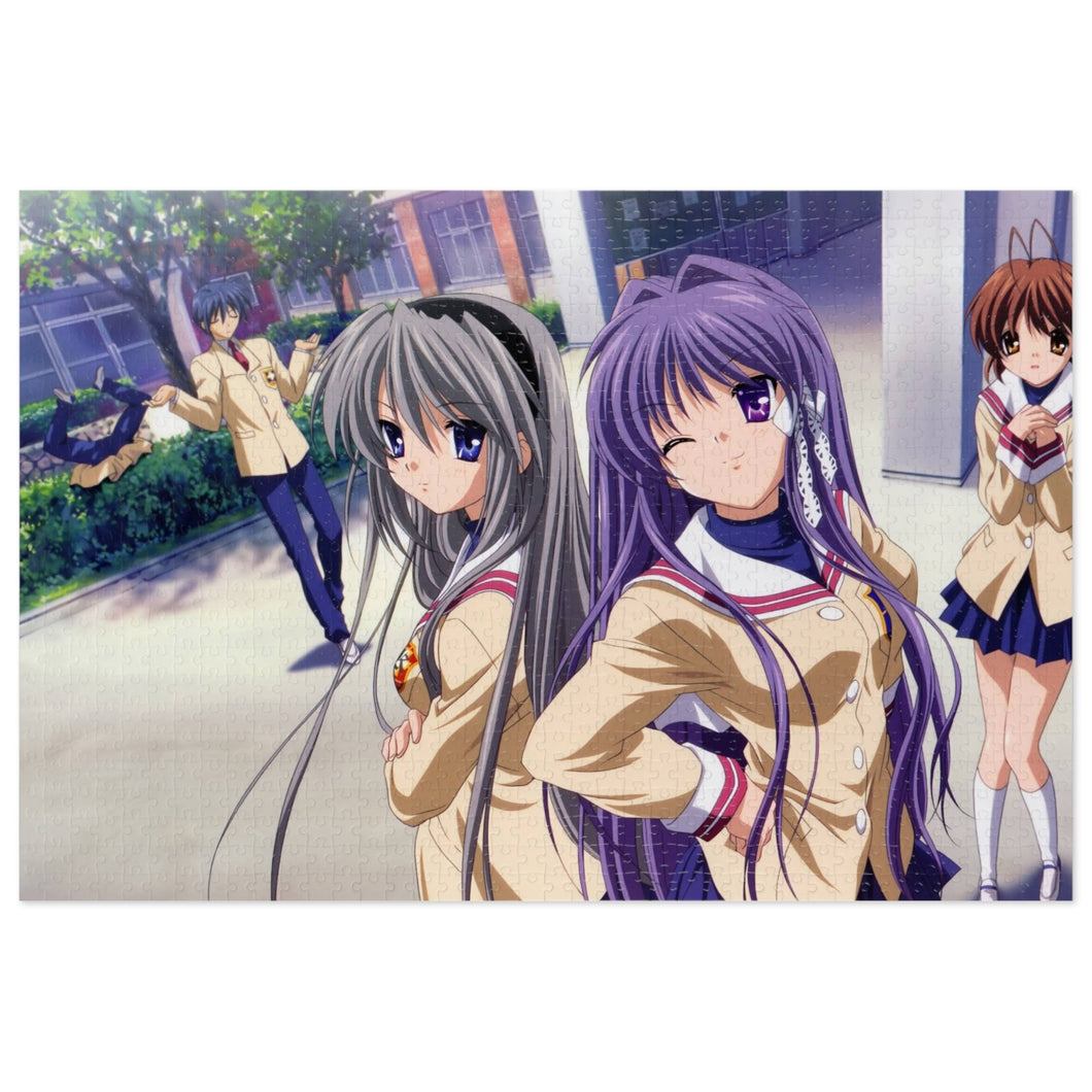 Clannad Tomoya Okazaki, Nagisa Furukawa, Tomoyo Sakagami, Kyou Fujibayashi, Youhei Sunohara Jigsaw Puzzle