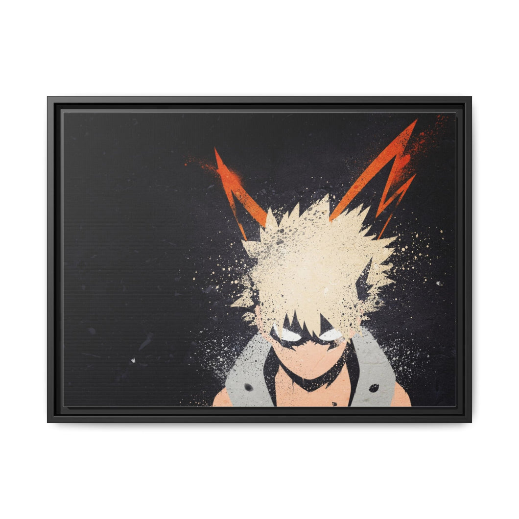 Katsuki Canvas Framed Art Print