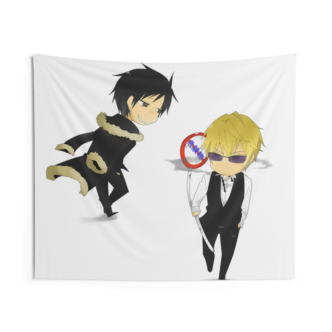 Durarara!! Izaya Orihara, Shizuo Heiwajima Indoor Wall Tapestry