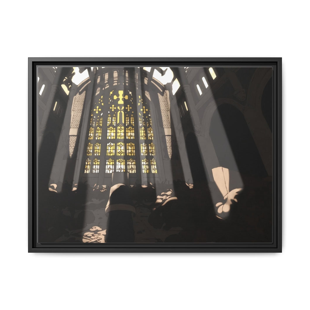 Fire Force Canvas Framed Art Print