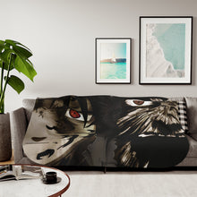Load image into Gallery viewer, Sasuke Uchiha and Naruto Uzumaki Sherpa Blanket
