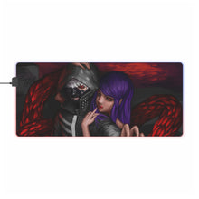 Load image into Gallery viewer, Tokyo Ghoul Ken Kaneki, Rize Kamishiro RGB LED Mouse Pad (Desk Mat)
