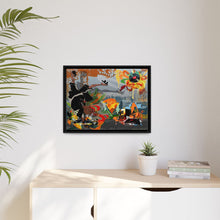 Load image into Gallery viewer, Anime Samurai Champloor Canvas Framed Art Print
