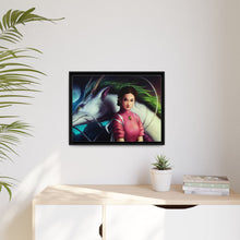 Load image into Gallery viewer, Anime Spirited Away Canvas Framed Art Print
