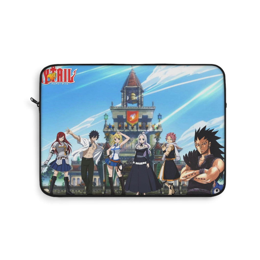 Fairy Tail Natsu Dragneel, Erza Scarlet, Gray Fullbuster, Lucy Heartfilia, Juvia Lockser Laptop Sleeve