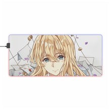 Load image into Gallery viewer, Violet Evergarden RGB LED Mouse Pad (Desk Mat)
