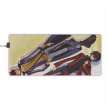 Load image into Gallery viewer, Code Geass Lelouch Lamperouge, Suzaku Kururugi RGB LED Mouse Pad (Desk Mat)
