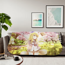 Load image into Gallery viewer, Anime Your Lie in April Sherpa Blanket
