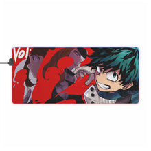 Load image into Gallery viewer, My Hero Academia Izuku Midoriya RGB LED Mouse Pad (Desk Mat)
