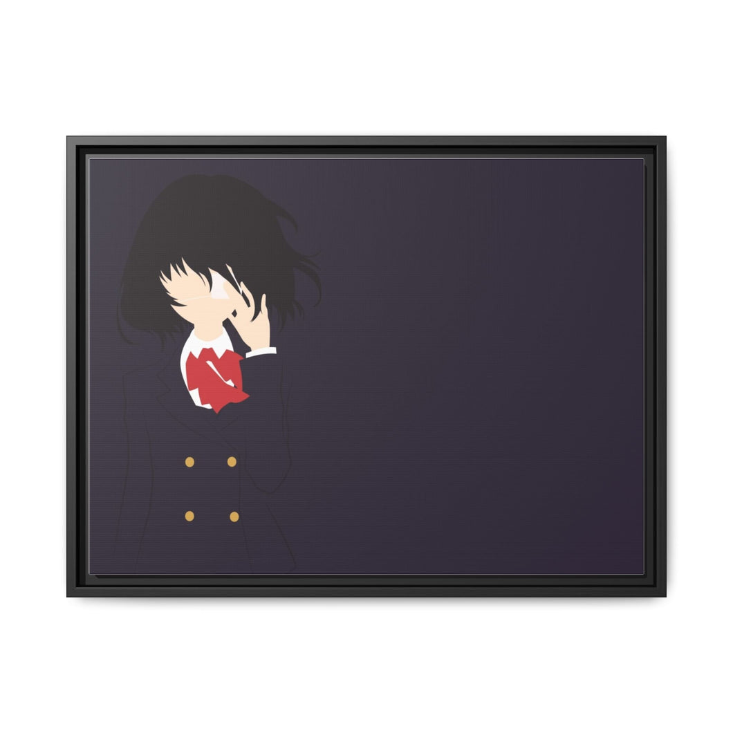 Anime Another Canvas Framed Art Print