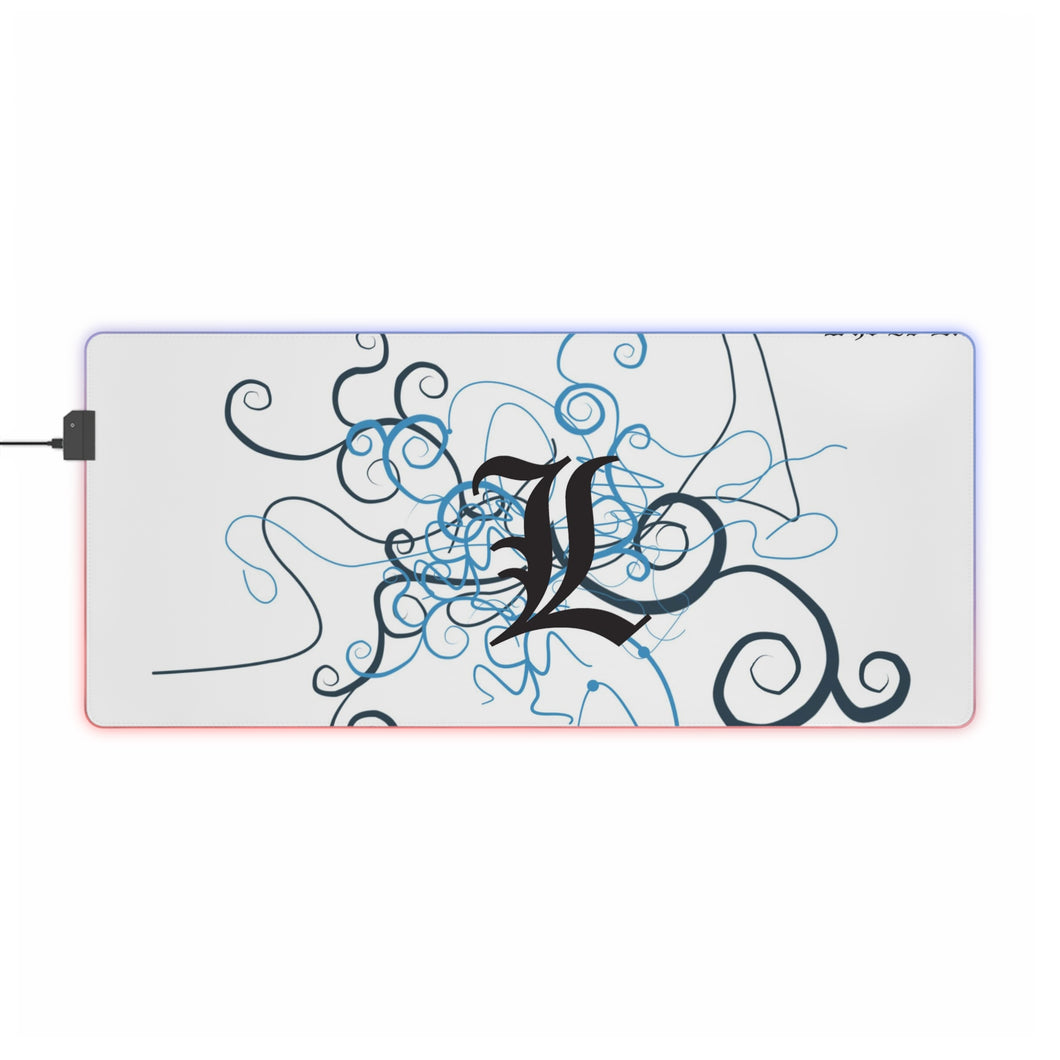 Anime Death Note RGB LED Mouse Pad (Desk Mat)