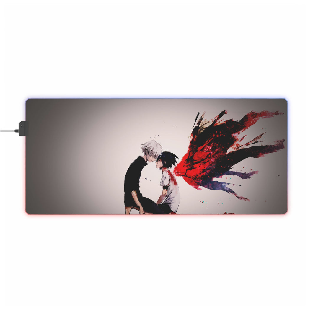 Tokyo Ghoul Ken Kaneki, Touka Kirishima RGB LED Mouse Pad (Desk Mat)