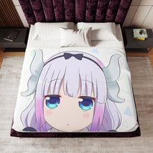 Load image into Gallery viewer, Miss Kobayashi&#39;s Dragon Maid Kanna Kamui, Kobayashi San Chi No Maid Dragon Sherpa Blanket
