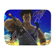 Load image into Gallery viewer, Black Clover Yami Sukehiro Sherpa Blanket
