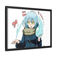 Load image into Gallery viewer, Rimuru Tempest in human form play with slime form Canvas Framed Art Print
