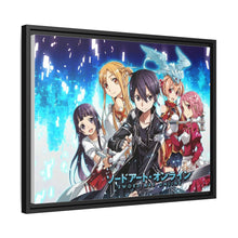 Load image into Gallery viewer, Sword Art Online Asuna Yuuki, Yui Canvas Framed Art Print
