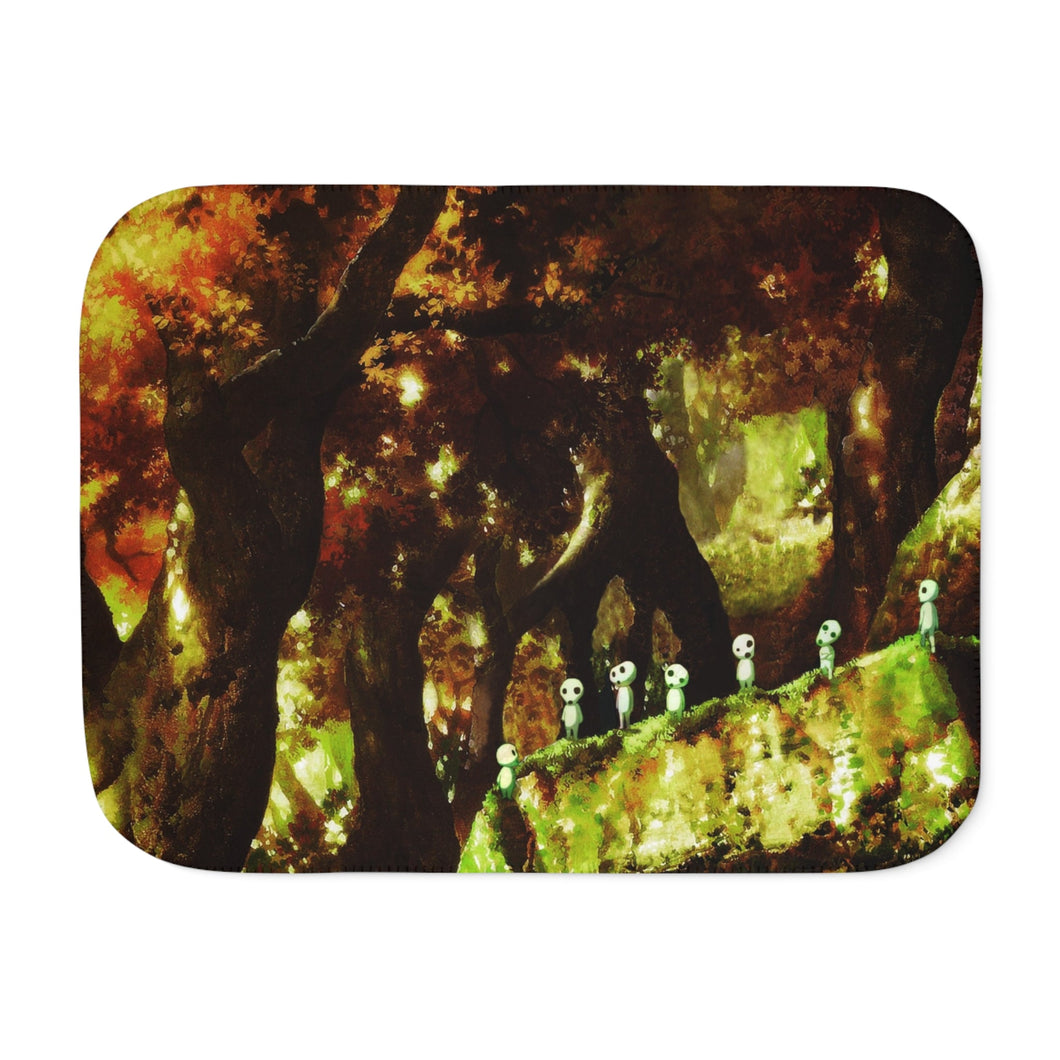 Anime Princess Mononoker Sherpa Blanket