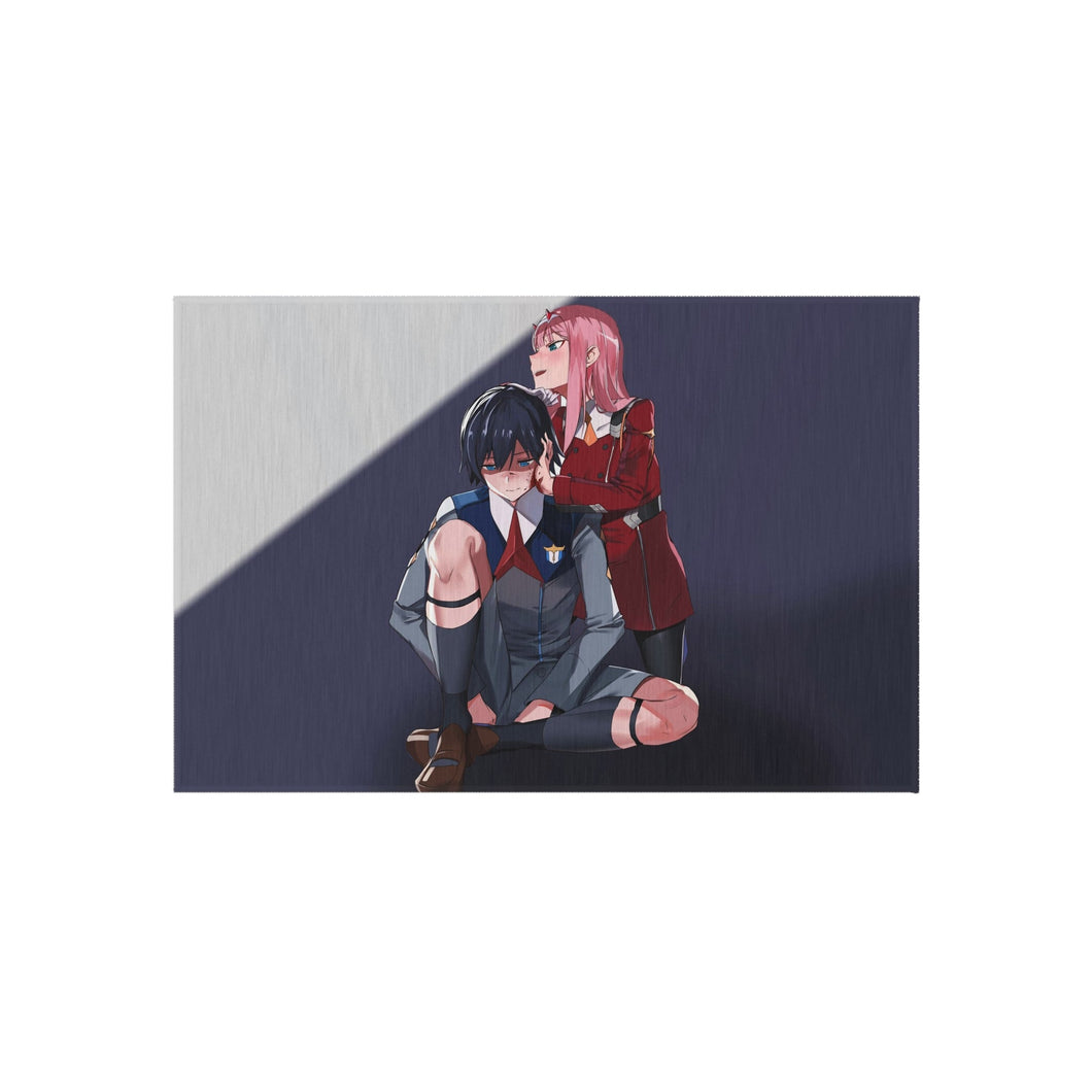 Zero Two and Hiro Rug