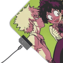 Load image into Gallery viewer, My Hero Academia Izuku Midoriya, Katsuki Bakugou RGB LED Mouse Pad (Desk Mat)
