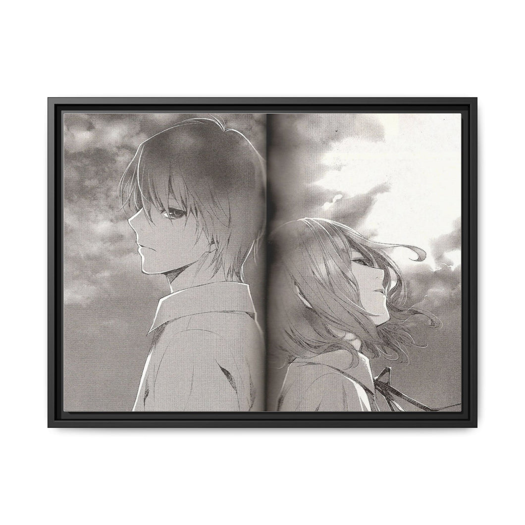 Anime Another Canvas Framed Art Print