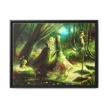 Load image into Gallery viewer, Grass Pokemon Canvas Framed Art Print
