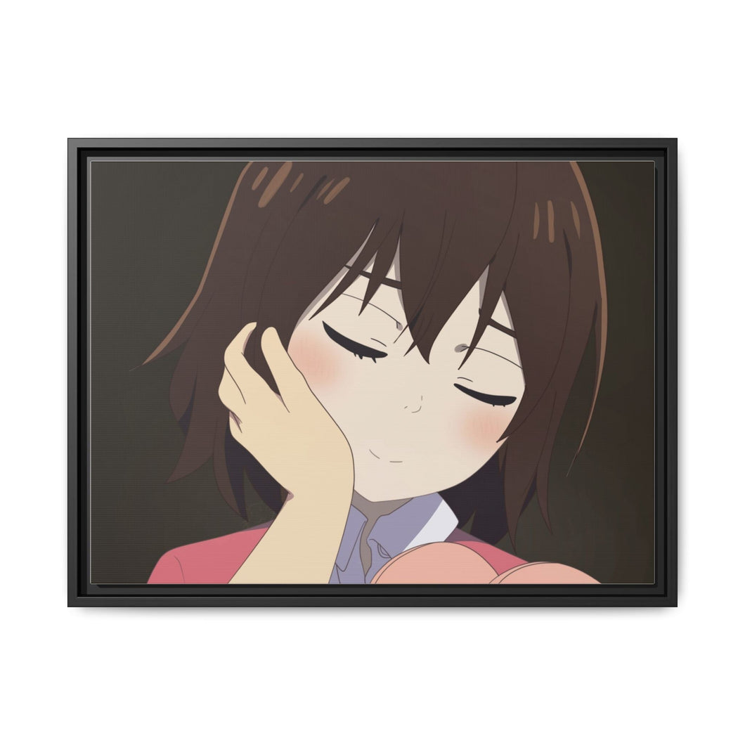 Anime ERASED Canvas Framed Art Print