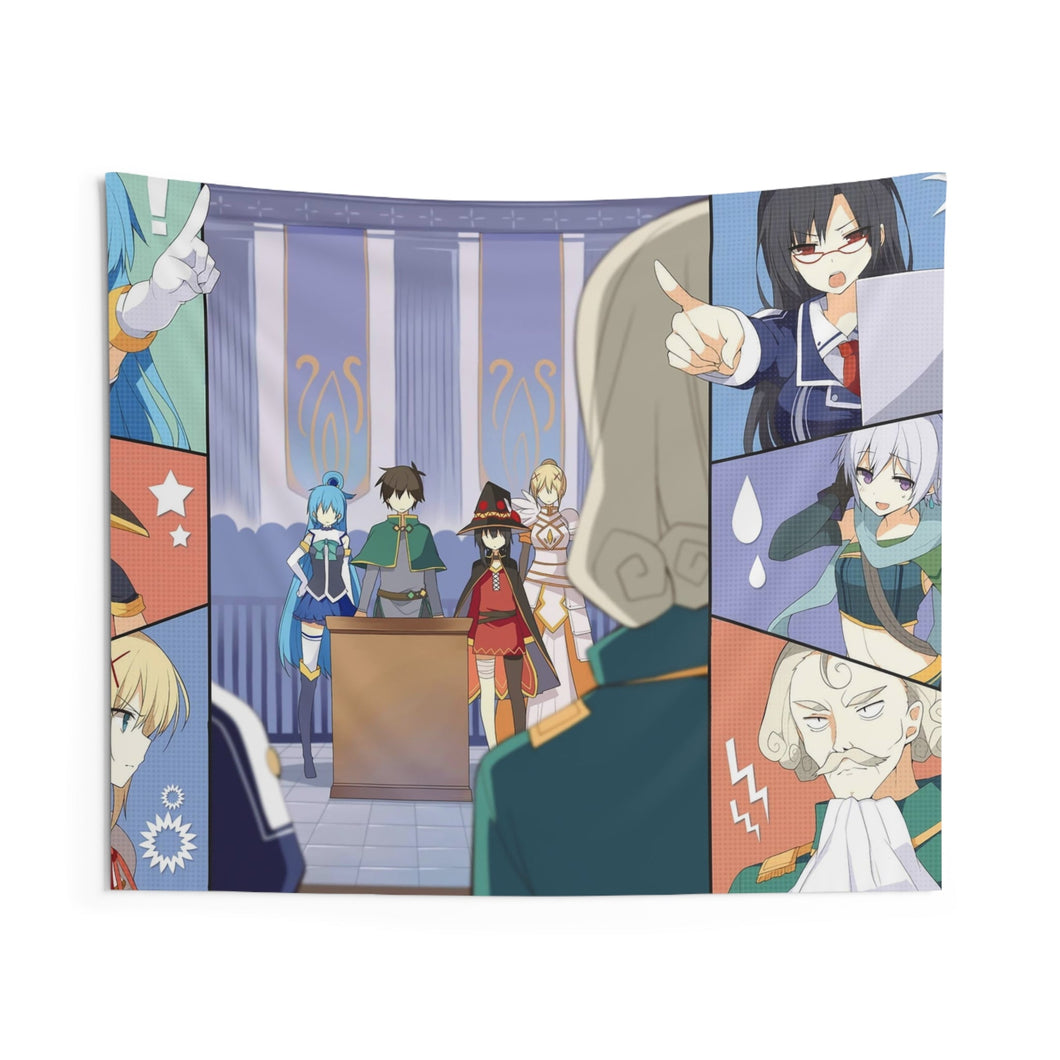 KonoSuba - God’s blessing on this wonderful world!! Indoor Wall Tapestry