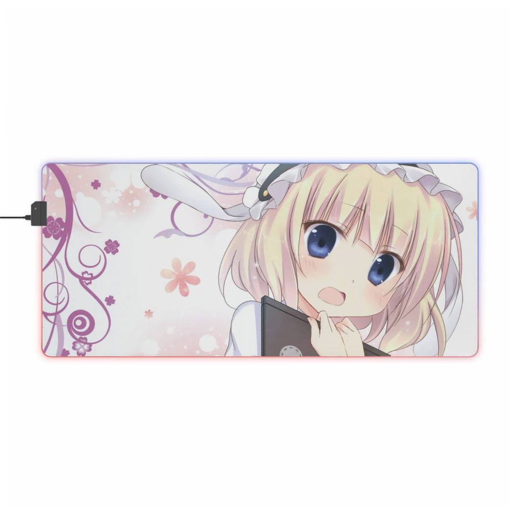 Is The Order A Rabbit? RGB LED Mouse Pad (Desk Mat)