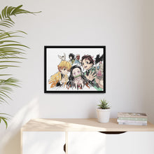 Load image into Gallery viewer, Demon Slayer: Kimetsu no Yaiba Canvas Framed Art Print
