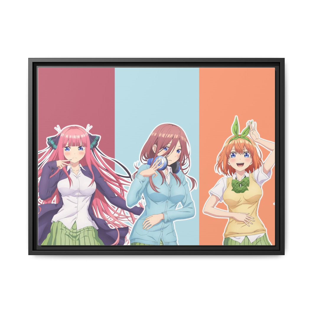 5Toubun no Hanayome 21:9 Ultrawide Canvas Framed Art Print
