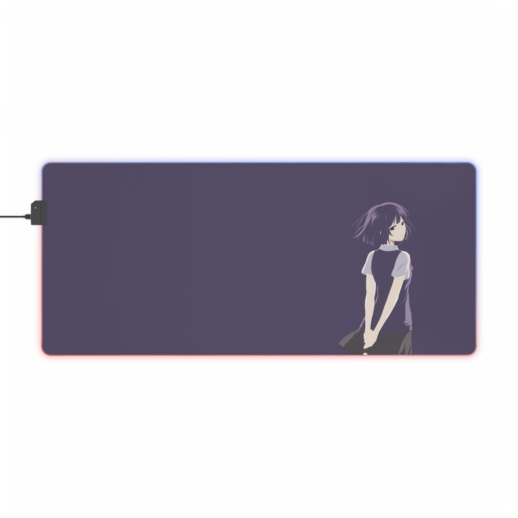 Kuzu No Honkai Hanabi Yasuraoka RGB LED Mouse Pad (Desk Mat)