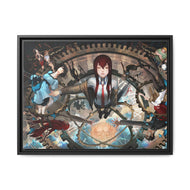 Anime Steins;Gate Canvas Framed Art Print