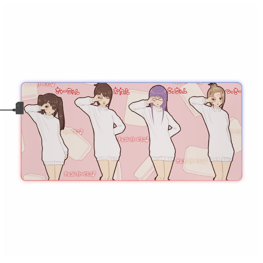 Gintama Tsukuyo RGB LED Mouse Pad (Desk Mat)