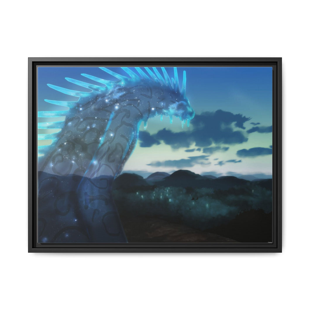 Anime Princess Mononoker Canvas Framed Art Print
