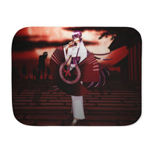 Load image into Gallery viewer, Anime Highschool Of The Dead Sherpa Blanket
