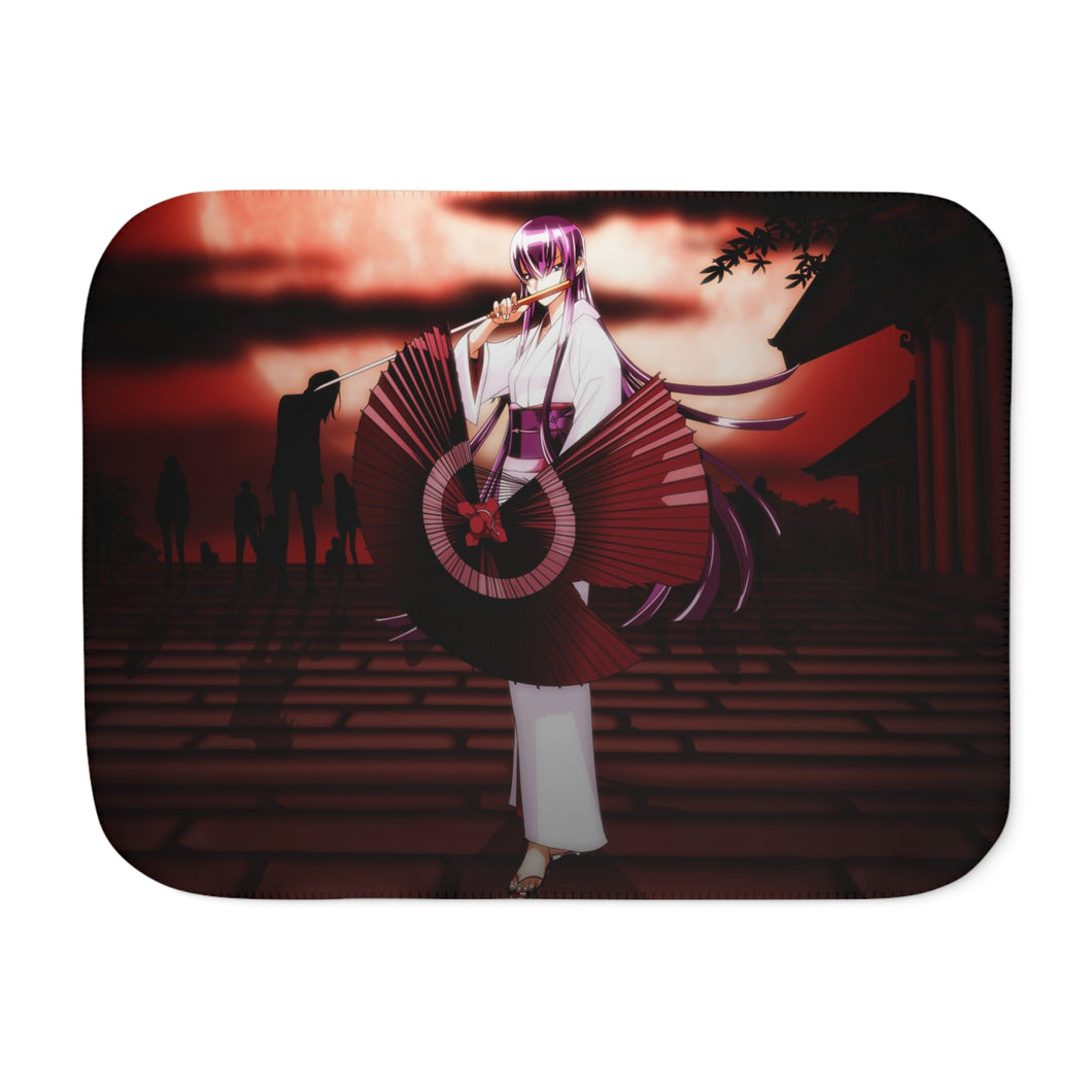 Anime Highschool Of The Dead Sherpa Blanket