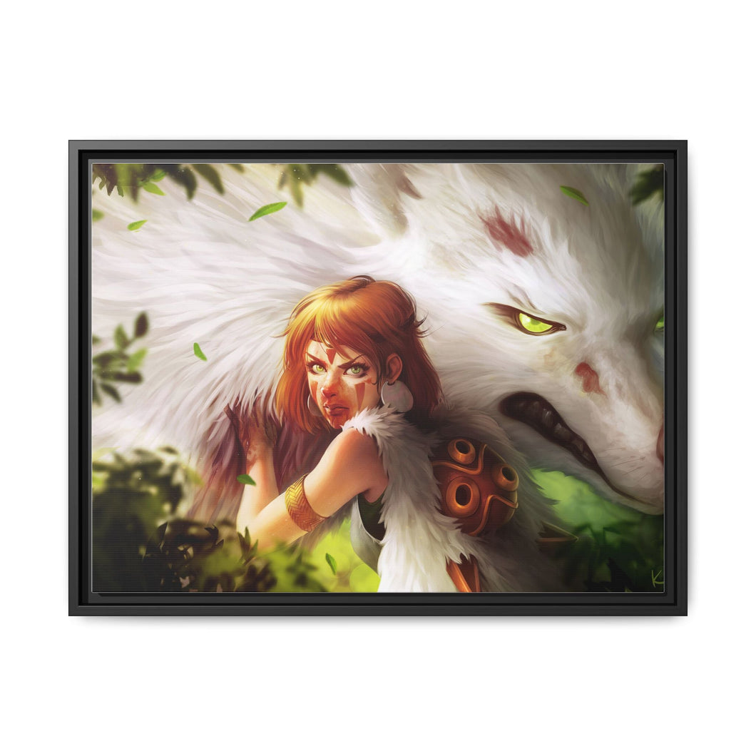 Princess Mononoke Canvas Framed Art Print