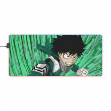 Load image into Gallery viewer, My Hero Academia Izuku Midoriya RGB LED Mouse Pad (Desk Mat)

