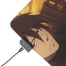 Load image into Gallery viewer, Darker Than Black Hei, Amber RGB LED Mouse Pad (Desk Mat)
