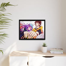 Load image into Gallery viewer, Sora and Shiro Canvas Framed Art Print
