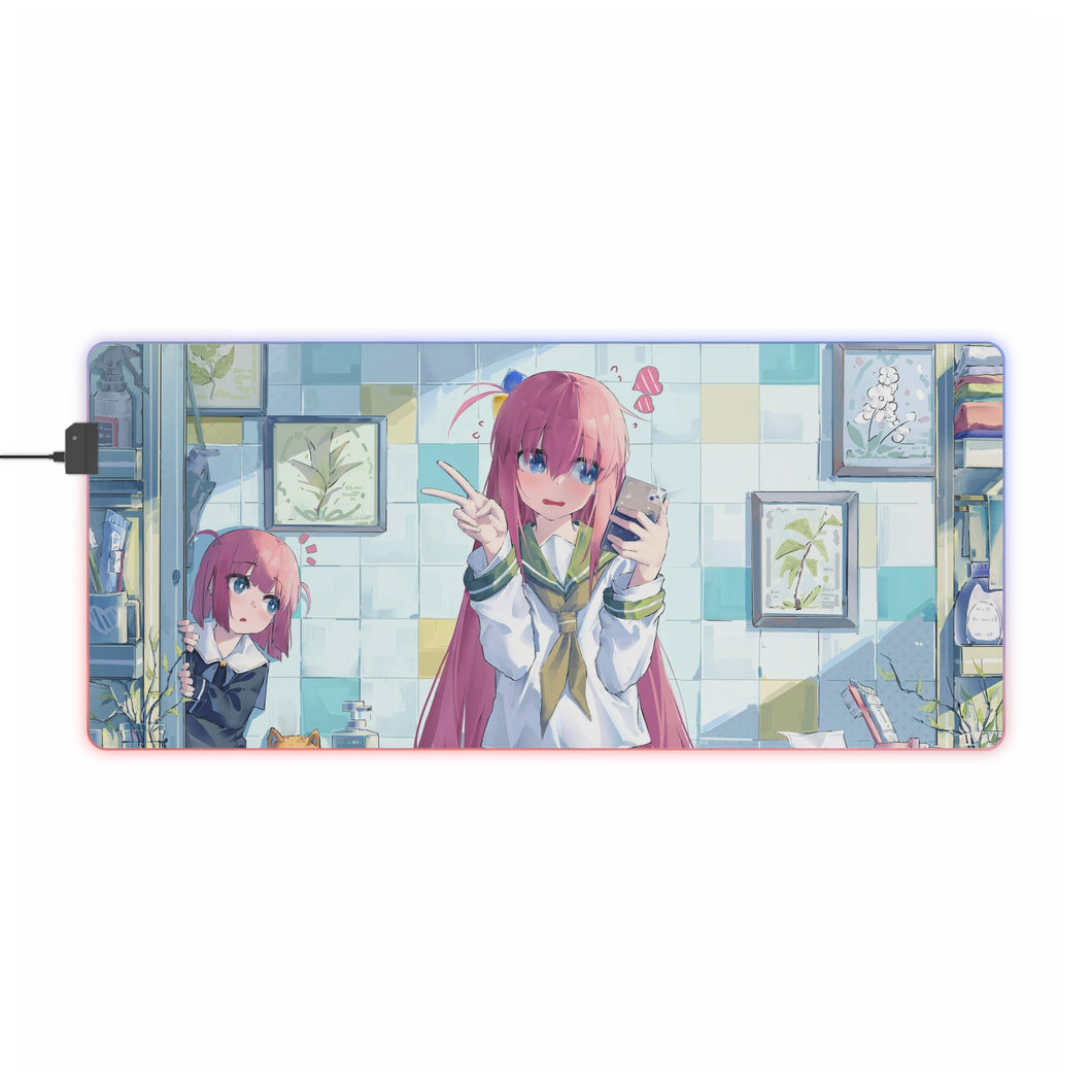 Bocchi the Rock RGB LED Mouse Pad (Desk Mat)
