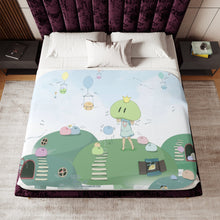 Load image into Gallery viewer, Dango World Sherpa Blanket
