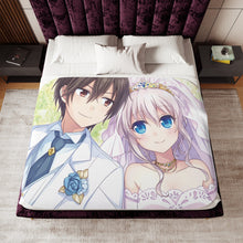 Load image into Gallery viewer, Yū Otosaka and Nao Tomori Together Sherpa Blanket

