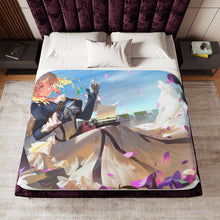 Load image into Gallery viewer, Violet Evergarden Sherpa Blanket
