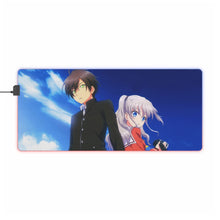 Load image into Gallery viewer, Yū Otosaka and Nao Tomori Together RGB LED Mouse Pad (Desk Mat)
